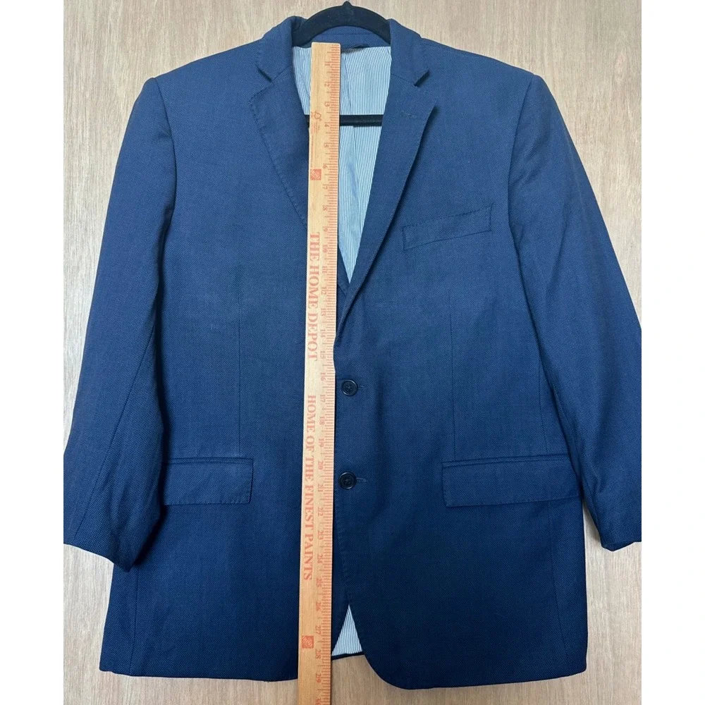 Brooks Brothers Explorer Regent Fit Navy Blue Wool Blend Blazer Sport Coat 42S